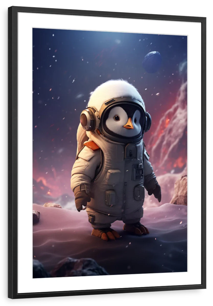Frendorf | Explorer Pinguin Wandkunst