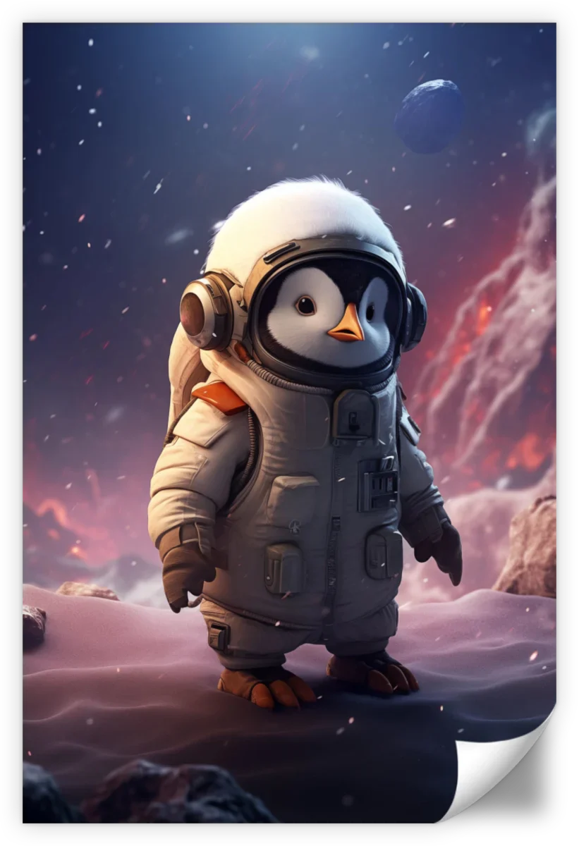 Frendorf | Explorer Pinguin Wandkunst