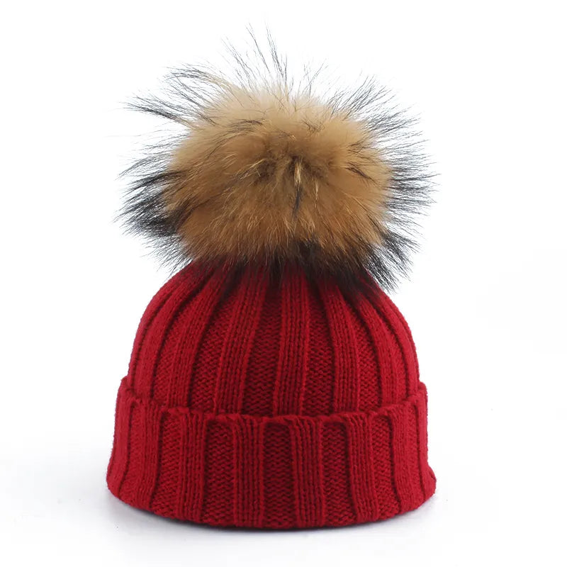 Frendorf | Strickwaren Winter Pom-Pom Mütze - Felina