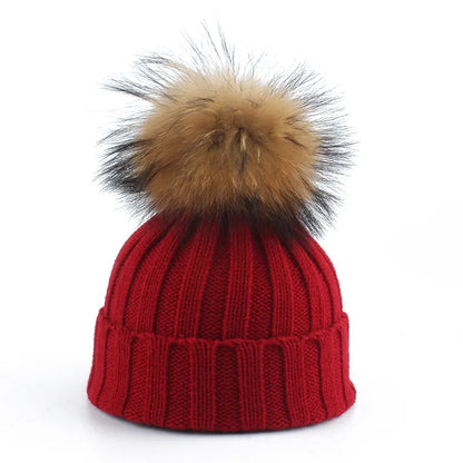 Frendorf | Strickwaren Winter Pom-Pom Mütze - Felina