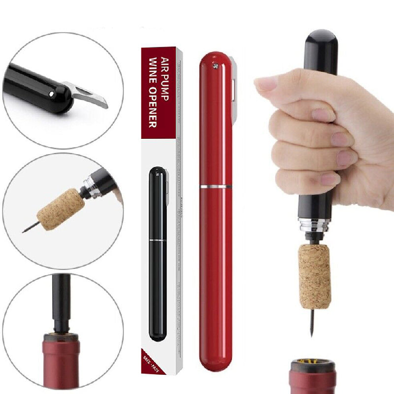 Frendorf | 2-in-1 Luftdruckpumpe Weinflaschenöffner mit Folenschneider