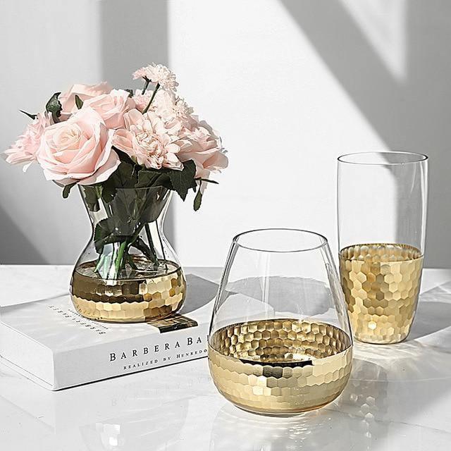 Frendorf | Reflectiva Spiegel-Tischvasen Set | Elegantes Design | Glänzende Wohnaccessoires