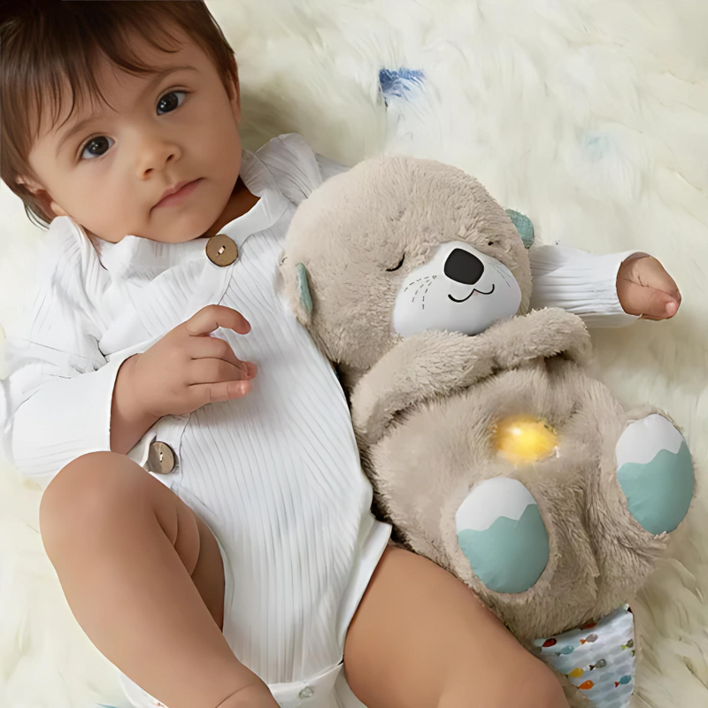 Frendorf | Beruhigendes Plüsch-Kuscheltier mit Atemrhythmus & Schlafklang – Snoozie