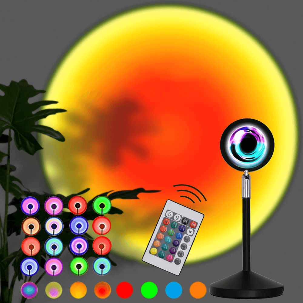 Fernbedienung Sonnenuntergang Atmosphären LED lampe