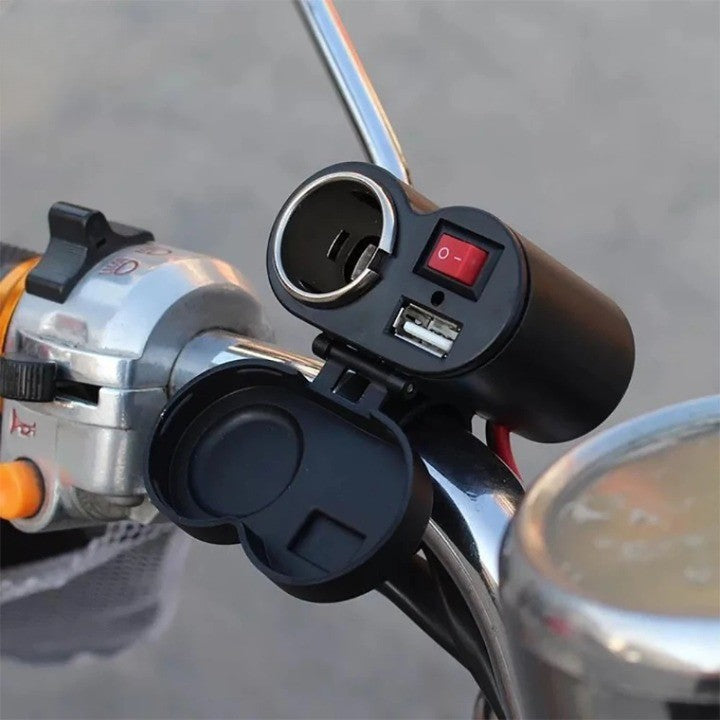 Frendorf | Motorrad wasserdichter Lenker USB Ladegerät