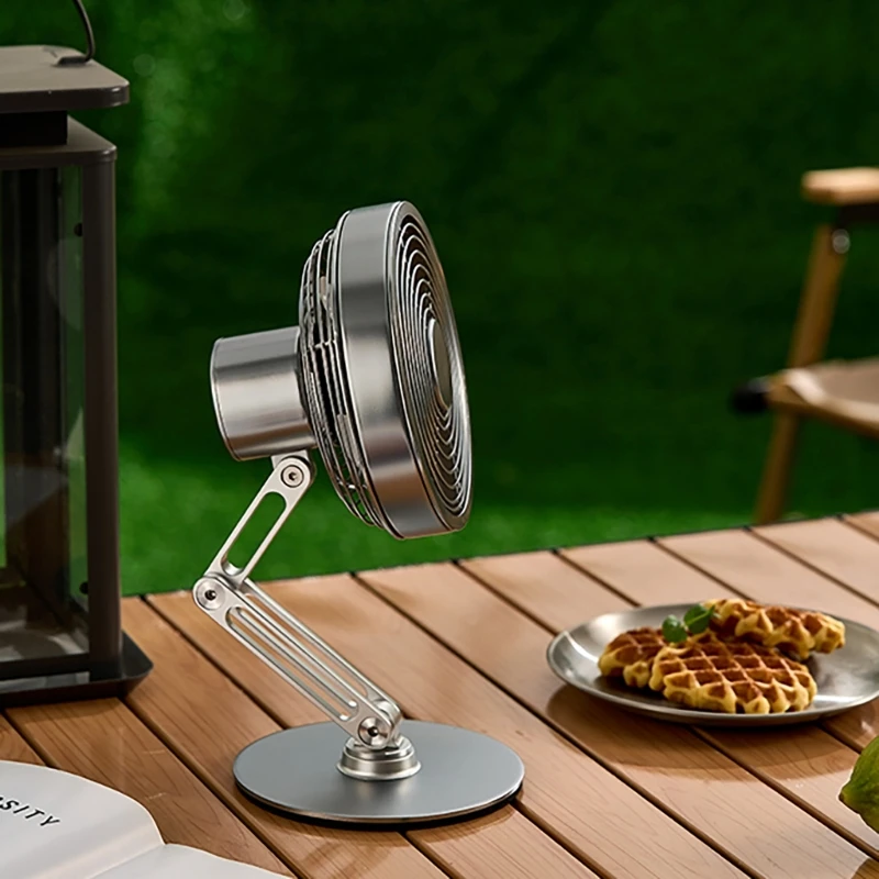 Frendorf | Höhenverstellbarer Stand Kompakt Turbo Mini Tischventilator