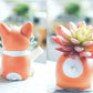 Resin Corgi Mini Blumentopf
