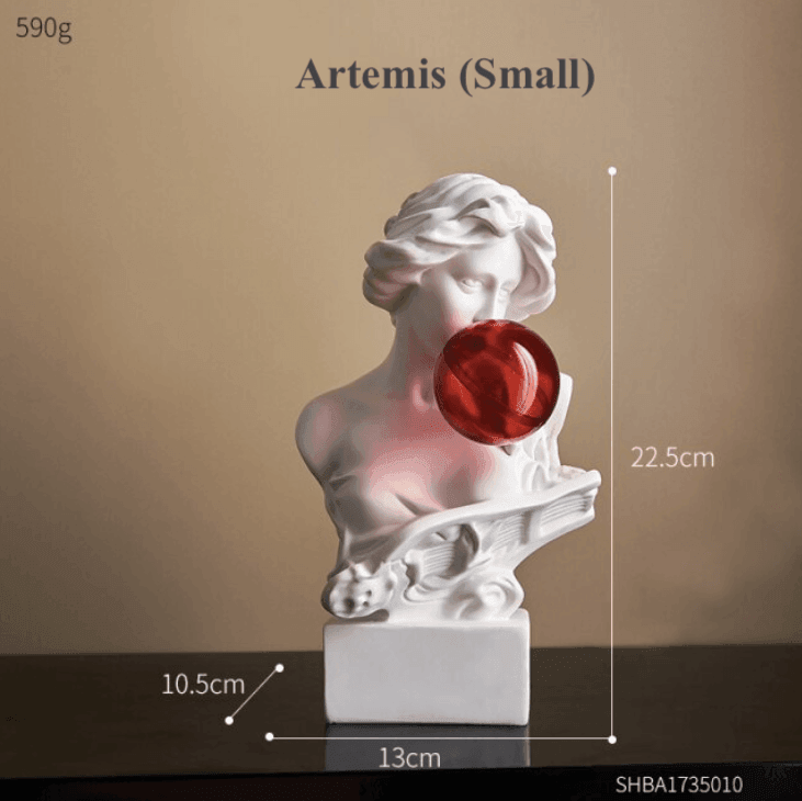 Resin griechische abstrakte Skulptur