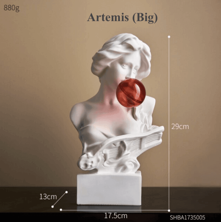 Resin griechische abstrakte Skulptur