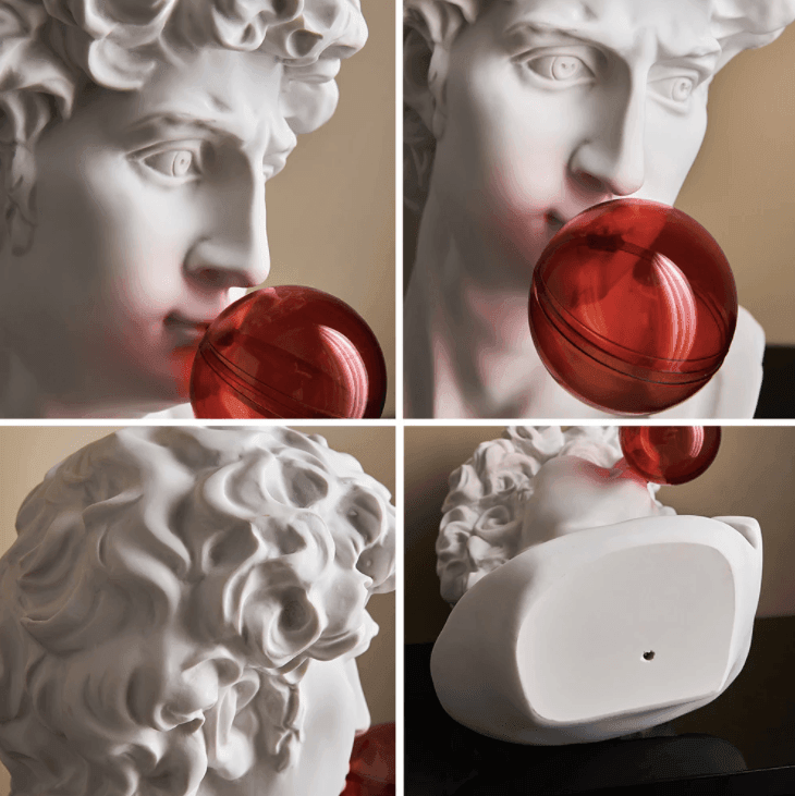 Resin griechische abstrakte Skulptur