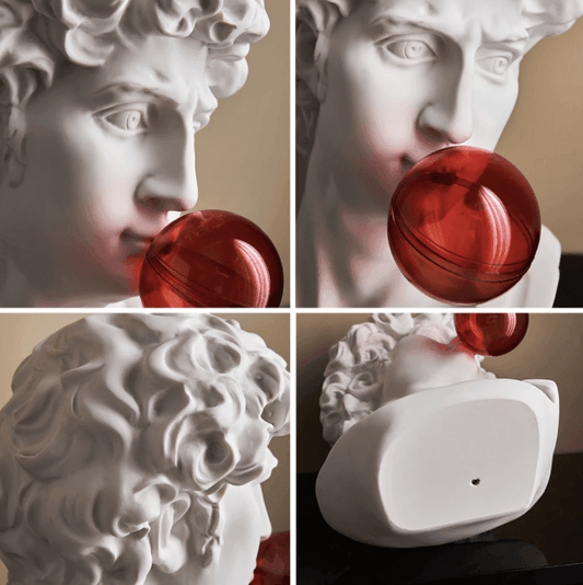 Resin griechische abstrakte Skulptur