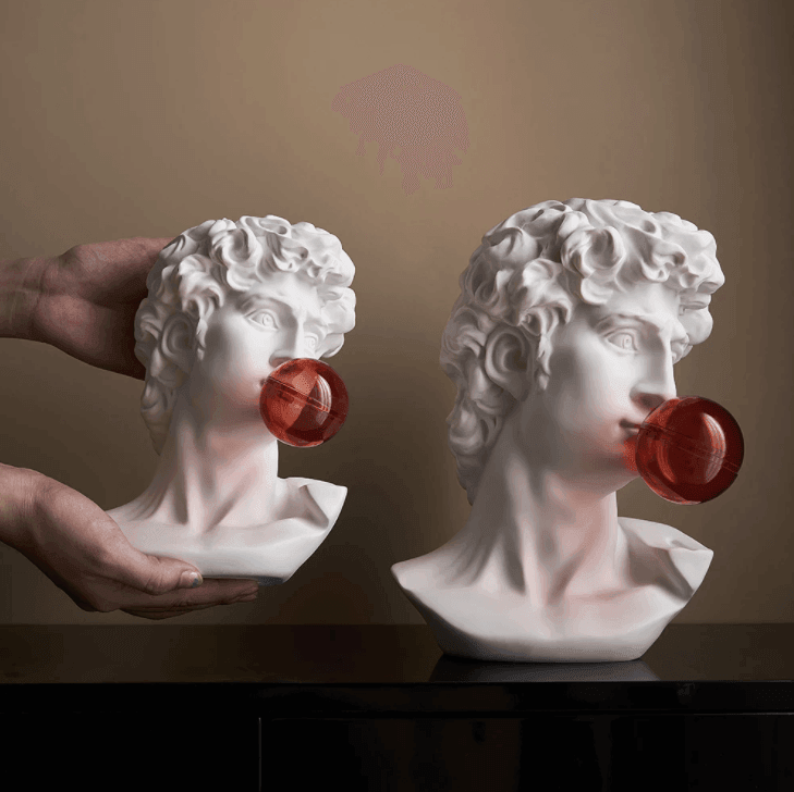 Resin griechische abstrakte Skulptur