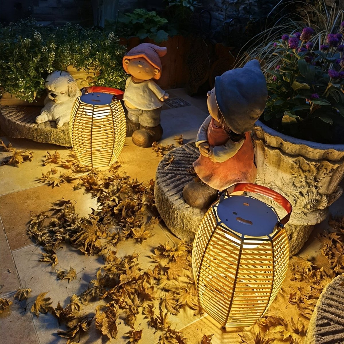 Frendorf | Bringen Sie Licht in Ihren Raum mit der charmanten kreativen Retro-Rattanlampe