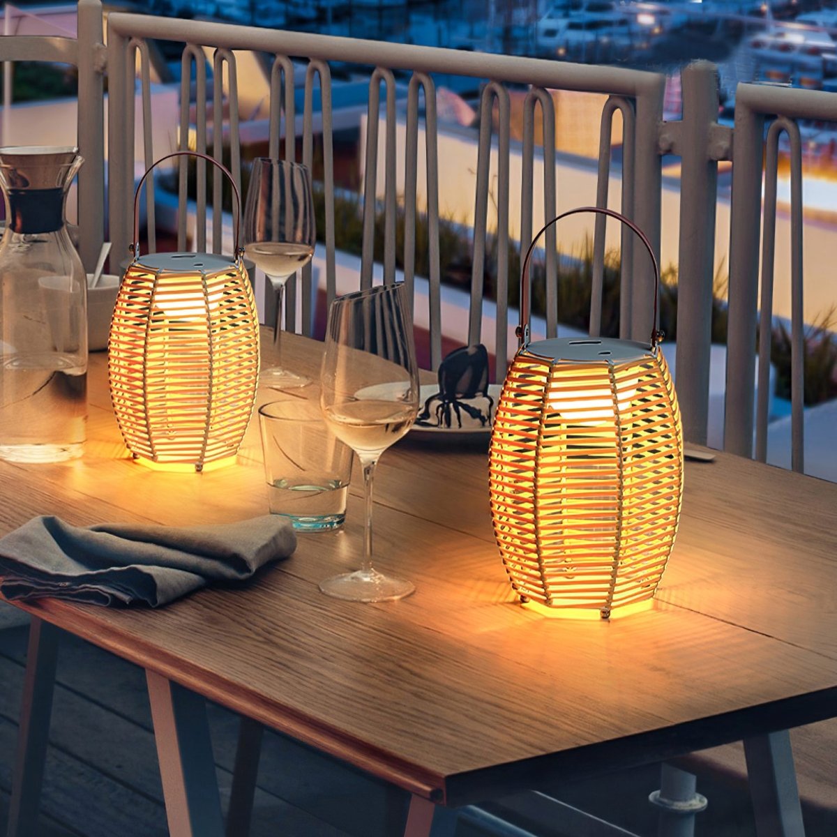 Frendorf | Bringen Sie Licht in Ihren Raum mit der charmanten kreativen Retro-Rattanlampe
