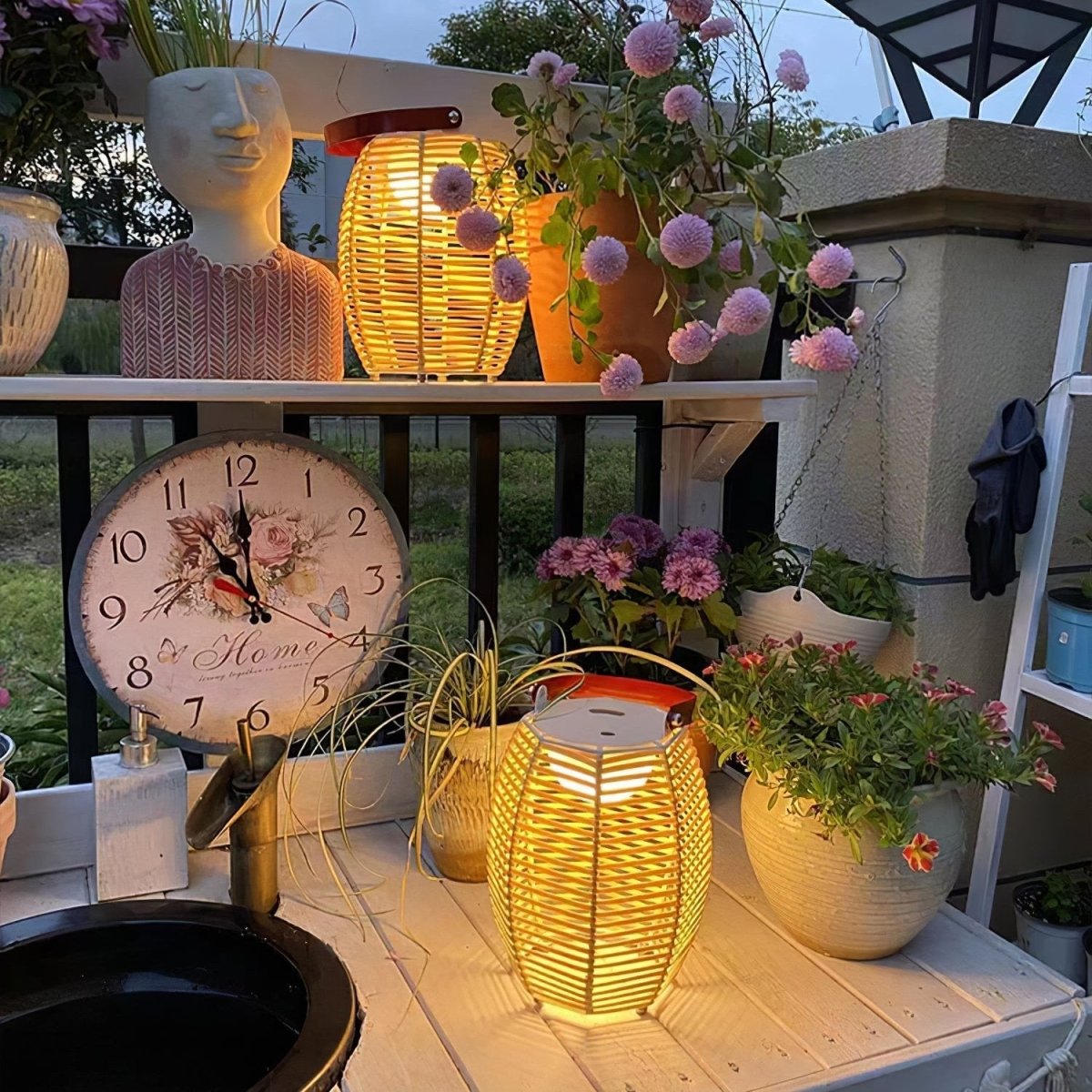 Frendorf | Bringen Sie Licht in Ihren Raum mit der charmanten kreativen Retro-Rattanlampe