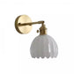 Retro – Wandleuchte Glas Tulip Bud