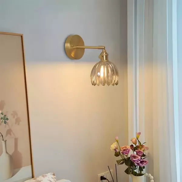 Glas Tulpen Blume Wandlampe | Elegante Blumenbeleuchtung für ein stilvolles Interieur - MurCharm