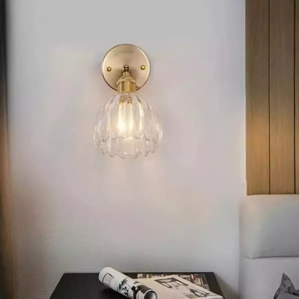 Glas Tulpen Blume Wandlampe | Elegante Blumenbeleuchtung für ein stilvolles Interieur - MurCharm