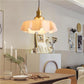 Frendorf | NostaLume Glasblume Hängelampe | Vintage Pendelleuchte | Elegantes Licht für Zuhause