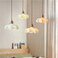 Frendorf | NostaLume Glasblume Hängelampe | Vintage Pendelleuchte | Elegantes Licht für Zuhause