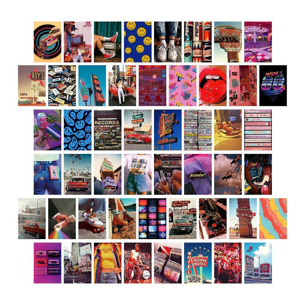Frendorf | 70er Indie Wandcollage-Karten