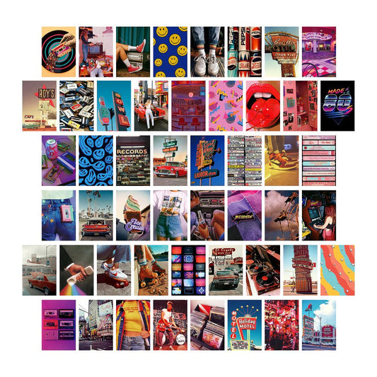 Frendorf | 70er Indie Wandcollage-Karten