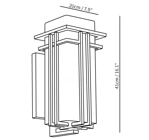 Frendorf | Beleuchten Sie Ihre Außenräume mit der Krajewski Eisen-Wandleuchte