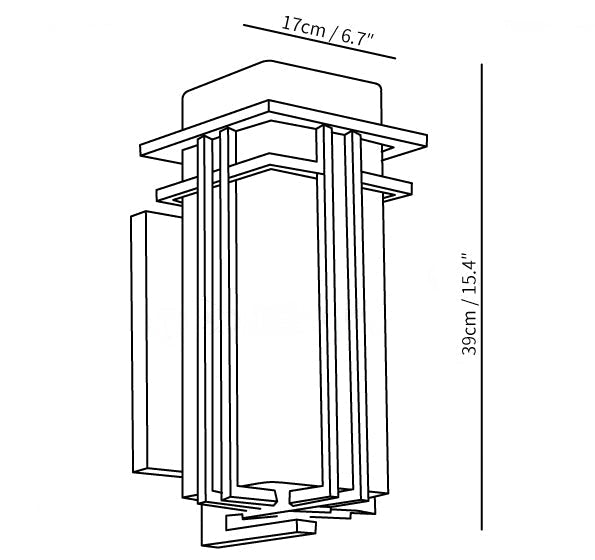 Frendorf | Beleuchten Sie Ihre Außenräume mit der Krajewski Eisen-Wandleuchte