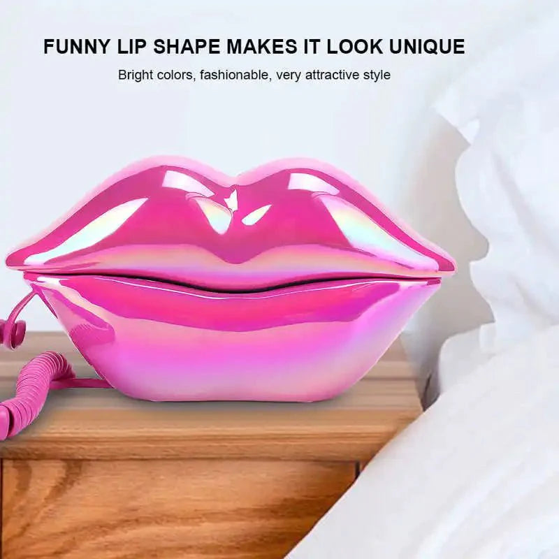 Retro Lip Telefon: Flocked Sexy Telefon, einzigartiges Wohnkultur Geschenk