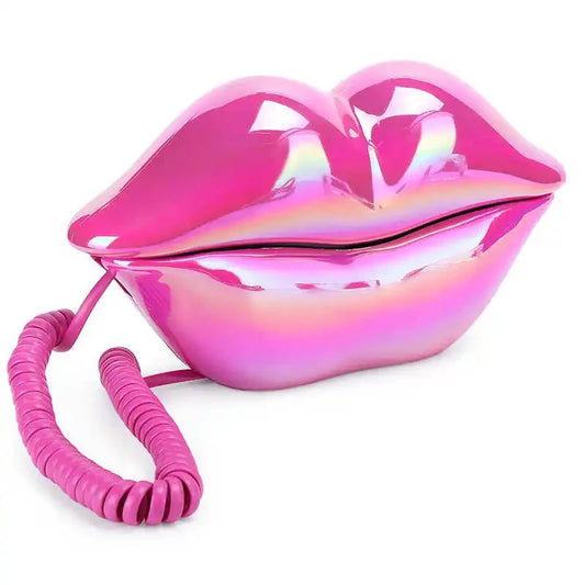 Retro Lip Telefon: Flocked Sexy Telefon, einzigartiges Wohnkultur Geschenk
