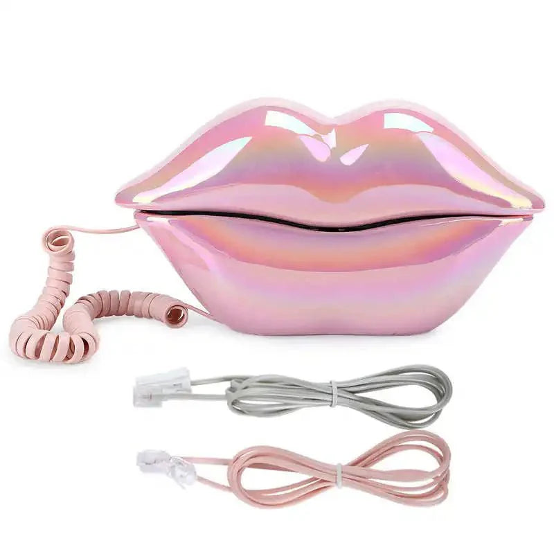 Retro Lip Telefon: Flocked Sexy Telefon, einzigartiges Wohnkultur Geschenk