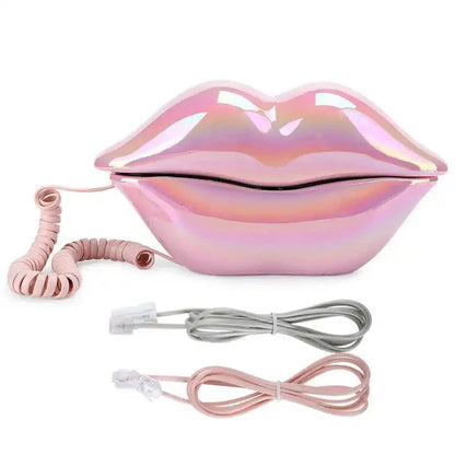 Retro Lip Telefon: Flocked Sexy Telefon, einzigartiges Wohnkultur Geschenk