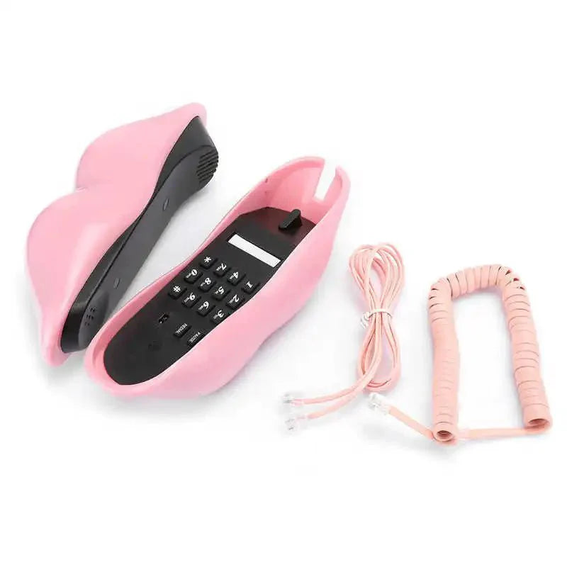 Retro Lip Telefon: Flocked Sexy Telefon, einzigartiges Wohnkultur Geschenk