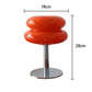 Retro Macaron Tischlampe aus farbigem Glas
