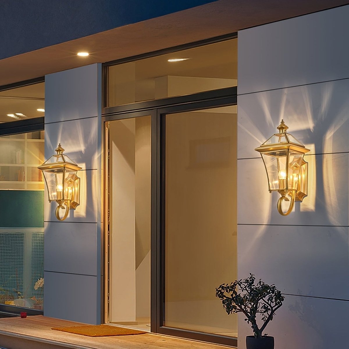 Frendorf | Beleuchten Sie Ihre Außenbereiche mit der Retro Monterey Außenwandlampe