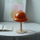 Retro Pilz Glas Tischlampe