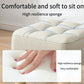Gepolsterter Ottoman-Hocker im Retro-Stil in Pastellfarben