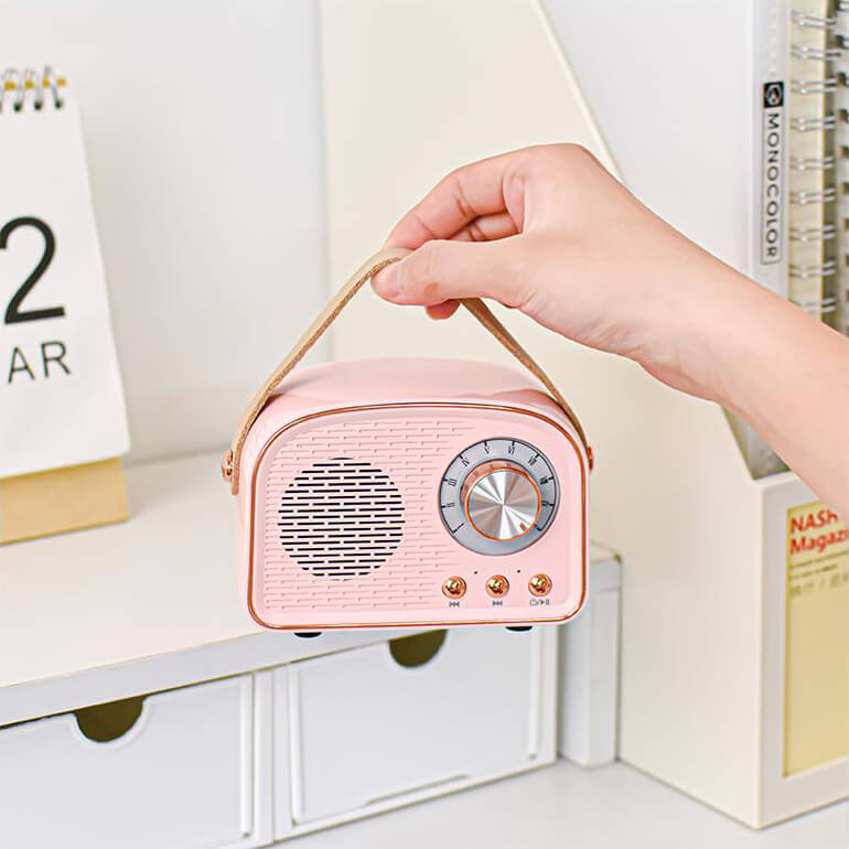 Retro Runde Radio Bluetooth Lautsprecher