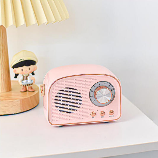Retro Runde Radio Bluetooth Lautsprecher