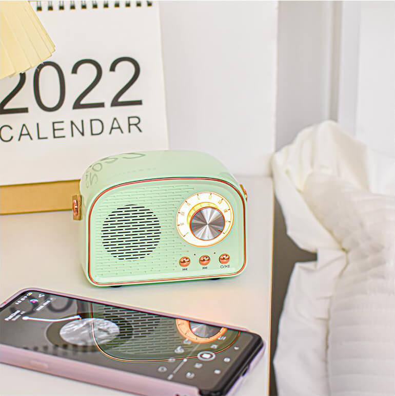 Retro Runde Radio Bluetooth Lautsprecher