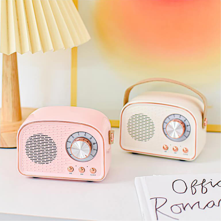 Retro Runde Radio Bluetooth Lautsprecher