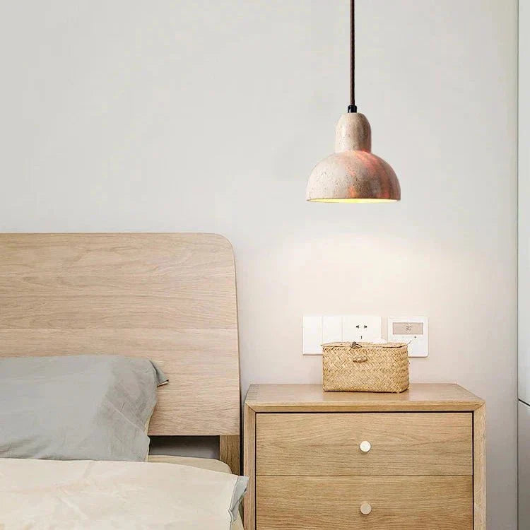 Frendorf | Beleuchten Sie Ihren Raum mit der Retro Travertin Pendelleuchte