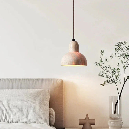 Frendorf | Beleuchten Sie Ihren Raum mit der Retro Travertin Pendelleuchte