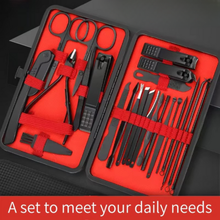 Frendorf | 16-teiliges Edelstahl-Maniküre- und Pediküre-Pflegeset