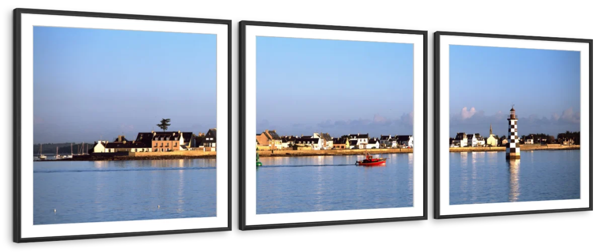 Frendorf | Sonnenaufgang über Ile Tudy Finistère Bretagne Wandkunst