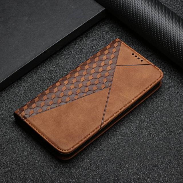 Frendorf | Rhombus-Muster-Geldbörsenhülle für Samsung Galaxy S21/S20