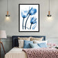 Frendorf | Drei Blaue Tulpen Wandkunst
