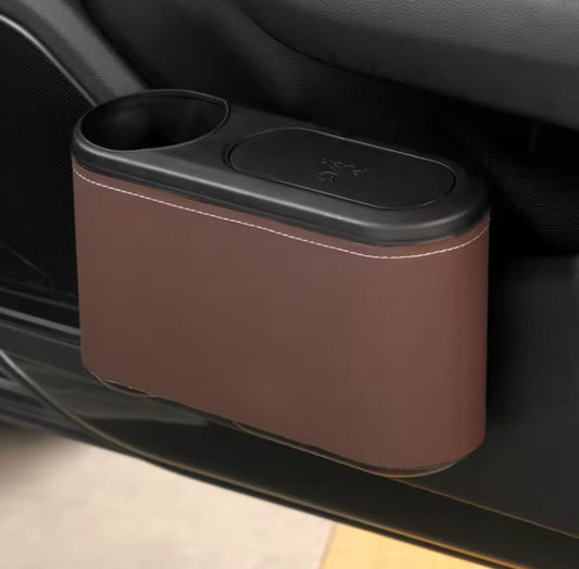 Frendorf | 2 in 1 Multifunktions-Auto-Müllbehälter mit einem Aufbewahrungsorganisator