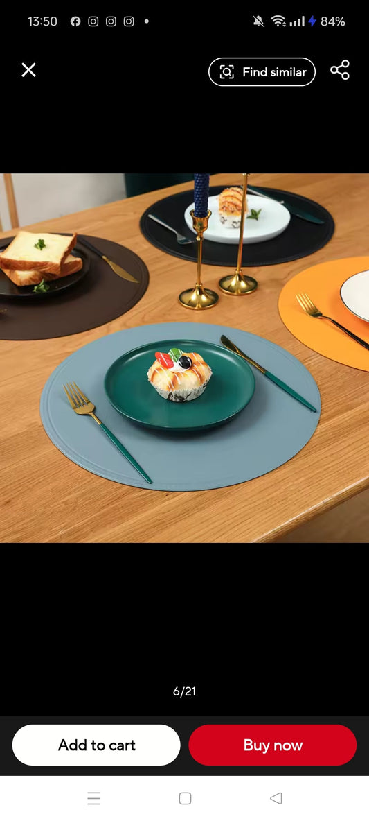 Frendorf | Leder Tischsets