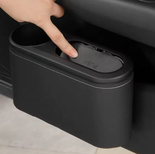 Frendorf | 2 in 1 Multifunktions-Auto-Müllbehälter mit einem Aufbewahrungsorganisator